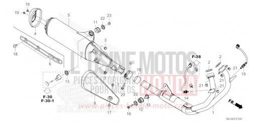 SILENZIATORE DI SCARICO CMX1100AR di 2024